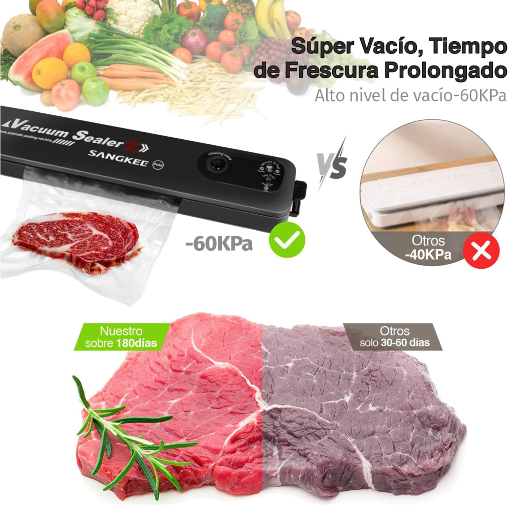 Miniatura 3 de Maquina Selladora de Alimentos al Vacío